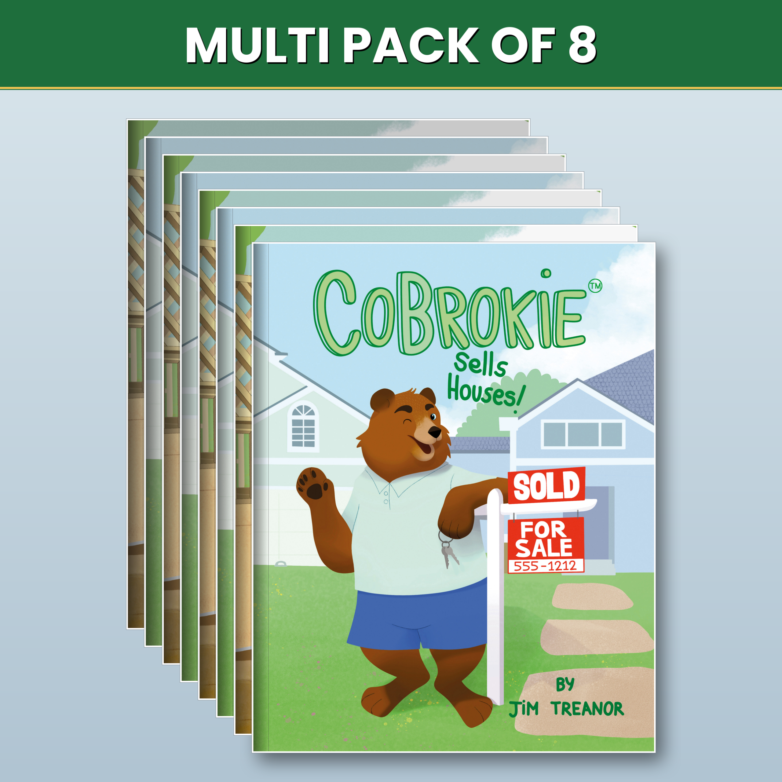 Cobrokie book and custom sticker 8 pack