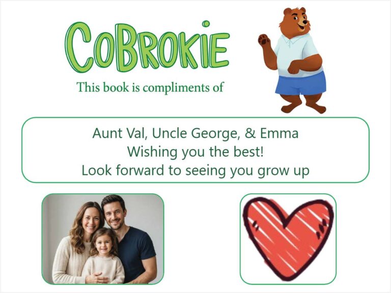 Cobrokie sticker for friends and family