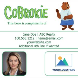 Cobrokie custom sticker for business