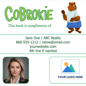 Cobrokie custom sticker for business
