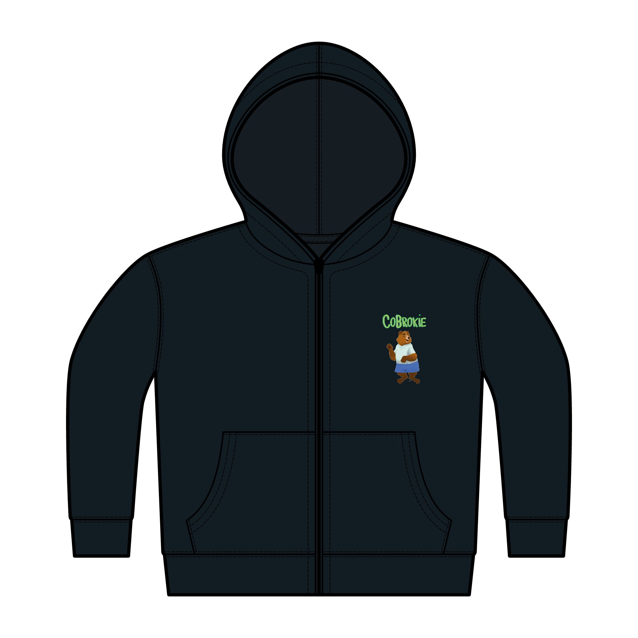 Cobrokie Toddler Zip Hoodie - Image 3