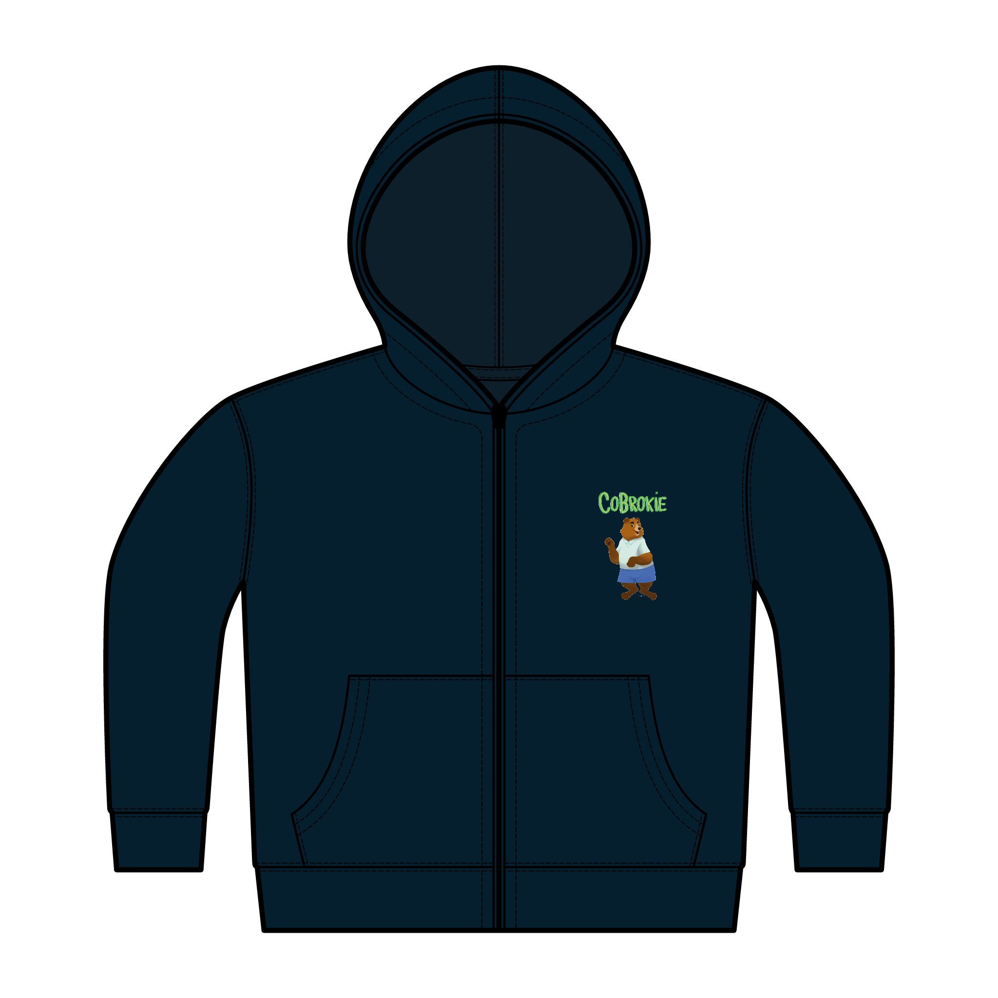 Cobrokie Toddler Zip Hoodie - Image 5