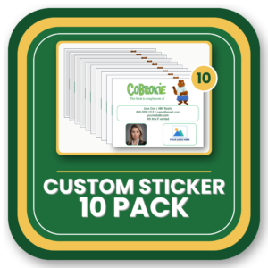 Custom sticker 10 pack